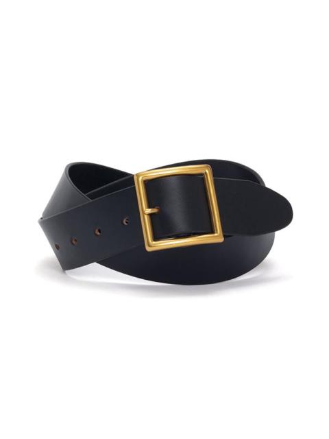visvim PLAIN BELT 40MM BLACK