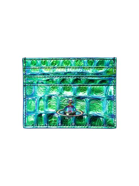 Vivienne Westwood CARD HOLDER FLAT - PEACOCK