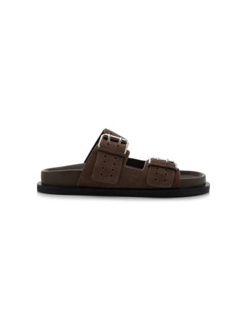 A.EMERY Leon Suede Sandals brown