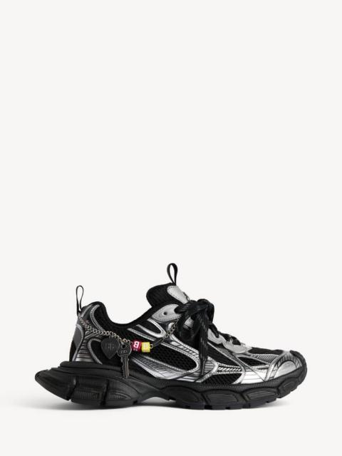 Men's 3xl Sneaker With Charms in Black/silver