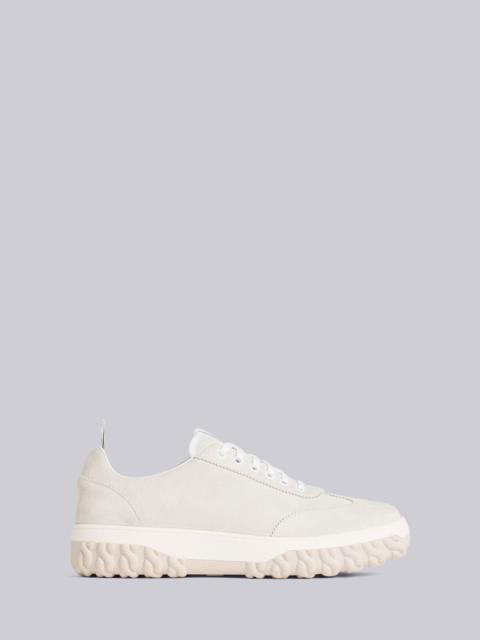 Thom Browne CALF SUEDE CABLE KNIT SOLE FIELD SHOE