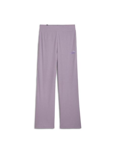 PUMA (WMNS) PUMA ESS Elevated Straight Pants 'Pale Plum' 681501-30