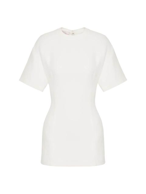 Crepe Couture short-sleeve minidress