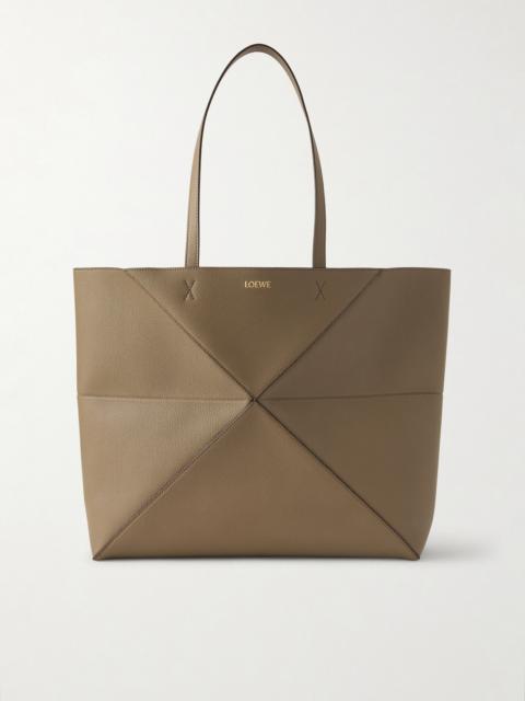 Loewe Puzzle Fold Textured-Leather Tote