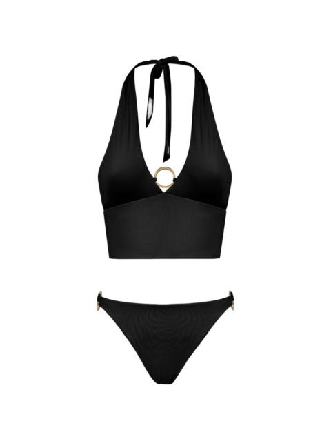 Taller Marmo Crocodile ring-detail bikini