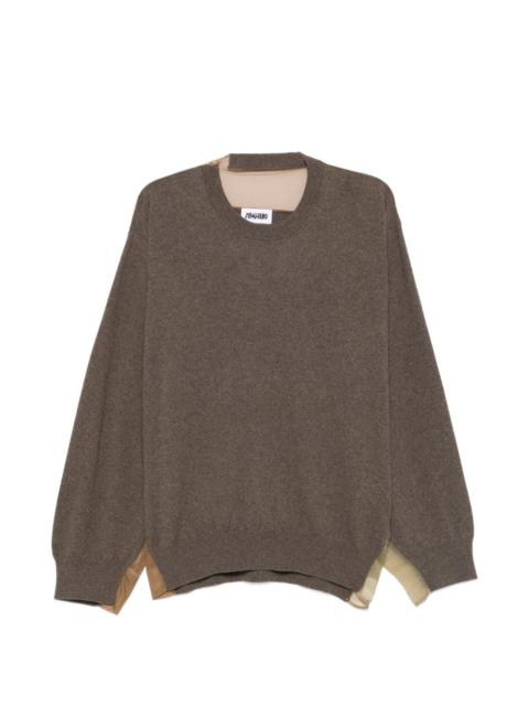 MAGLIANO mesh-panel layered sweater