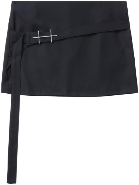HELIOT EMIL™ logo-plaque mini skirt