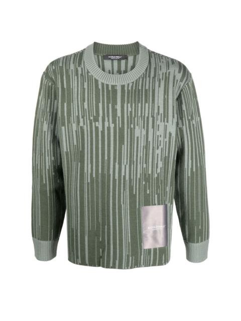abstract-stripe jumper
