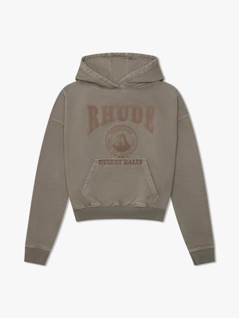 Rhude CROPPED DESERT VALLEY HOODIE