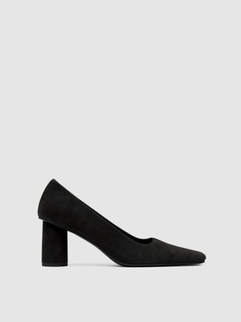 ST. AGNI Suede Cylinder Pump - Black