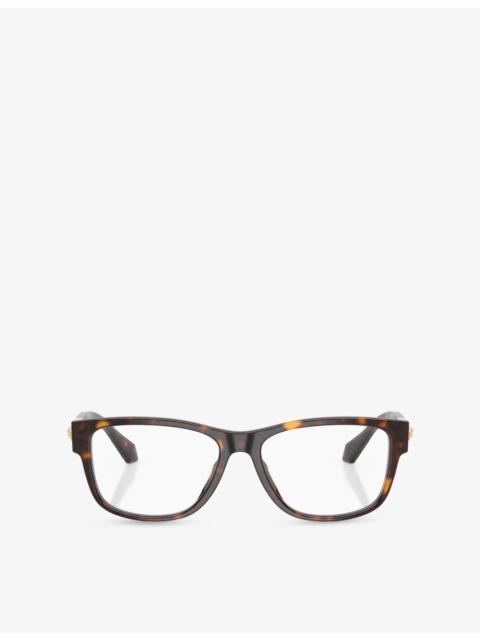 VERSACE VE3403U Rectangle-Frame Acetate Optical Glasses
