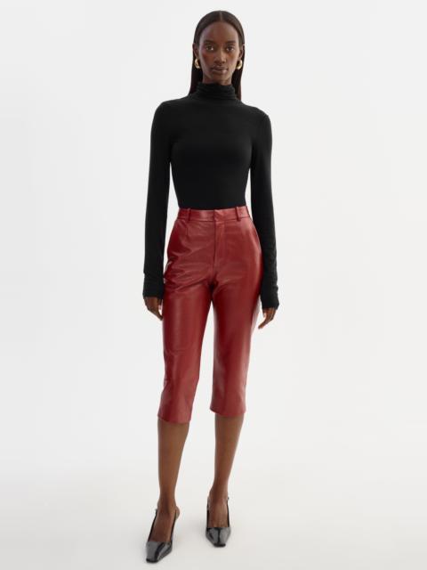 LAMARQUE CHIARA | Leather Capri Pants