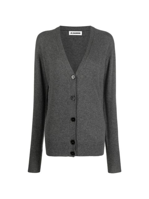 button-down cashmere cardigan