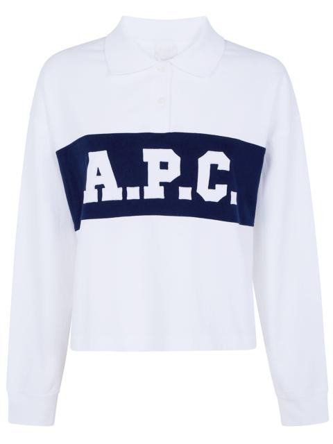 A.P.C. A. P.C. Polo Shirt White "Brianne"