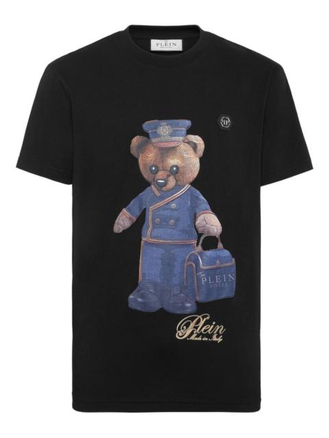 PHILIPP PLEIN Teddy Bear-print cotton T-shirt