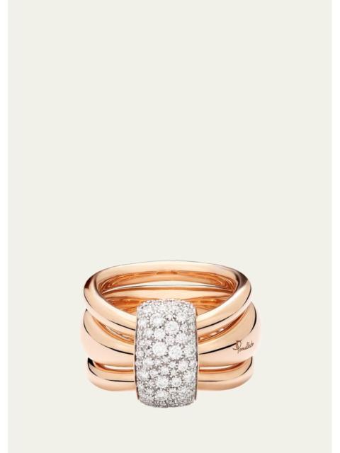Pomellato Together 18K Rose Gold Diamond Ring