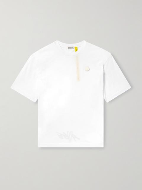 Moncler A$AP Rocky Logo-Appliquéd Cotton-Jersey T-Shirt