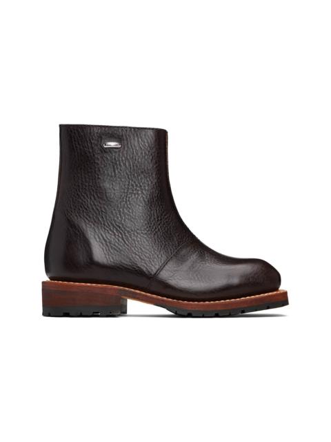 Our Legacy Brown Engine Boots