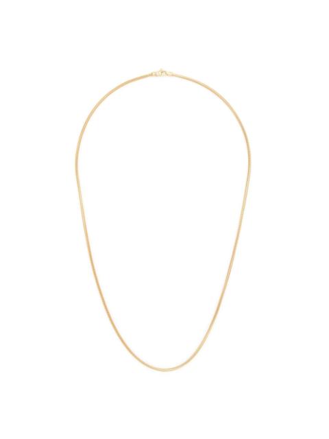 TOM WOOD snake-chain silver necklace