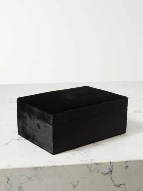 SOPHIE BILLE BRAHE Trésor Large Velvet Jewelry Box