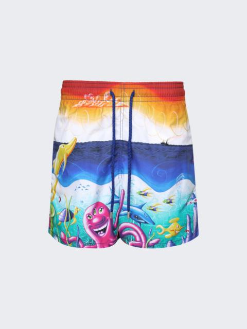 X Kenny Scharf Moorea Swim Trunks Multicolor