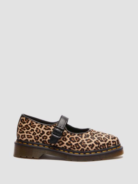 Dr. Martens Elphie Leopard Mary Jane Shoes