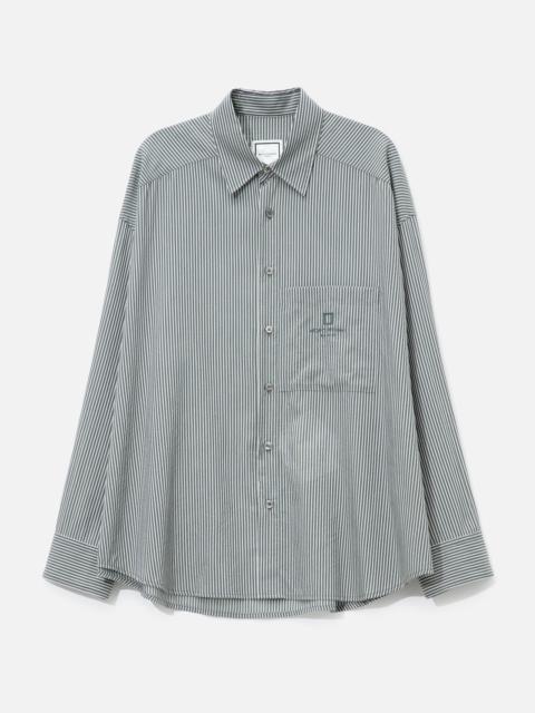 Wooyoungmi BLACK STRIPE OVER SIZE SHIRT