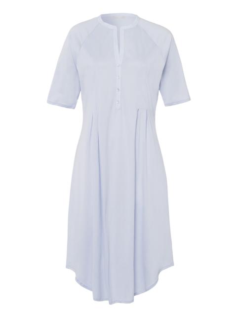 HANRO Cotton Deluxe Button Front Cotton Sleep Shirt
