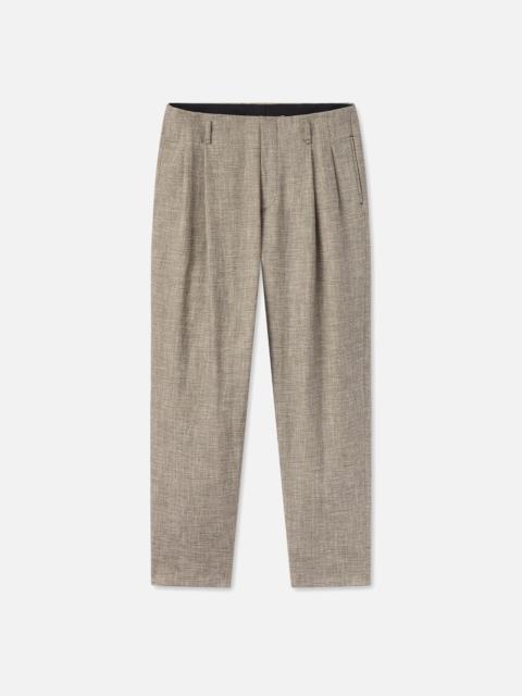 John Elliott LINEN DOUBLE PLEATED TROUSER