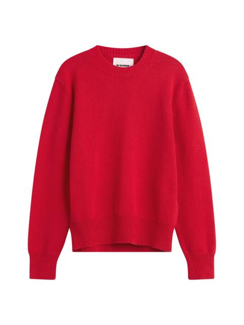 Jil Sander Jil Sander Textured Cotton Crew Neck Jumper