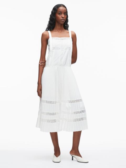3.1 Phillip Lim Pleated Tank Dress With Lace Insert
