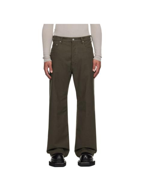 Rick Owens Khaki Concordians Geth Jeans