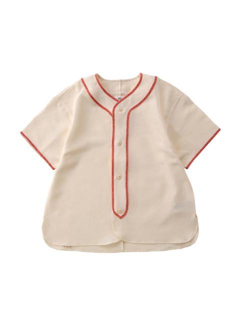 visvim DUGOUT SHIRT S/S W WHITE