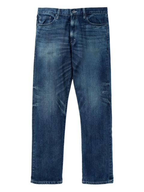 NEIGHBORHOOD washed cotton jeans