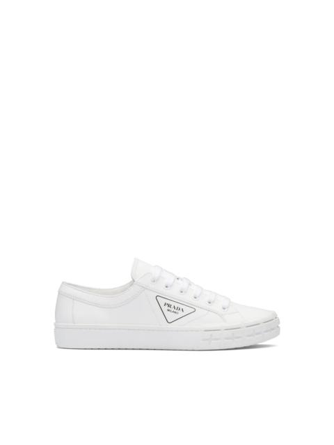 Prada Cassetta Wheel Leather Sneakers