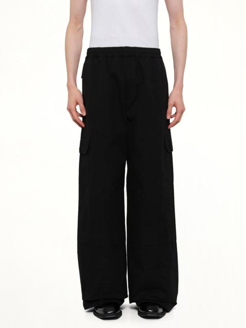EGONLAB Sculpted Track Trouser in Black