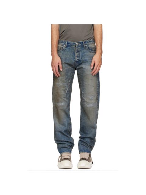 Rick Owens DRKSHDW Blue Tower Kurdt Jeans
