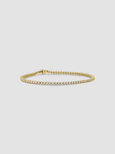 ROBERTO COIN Women's 18K White Gold & 1.6 TCW Diamond Tennis Bracelet/7" - Yellow Gold