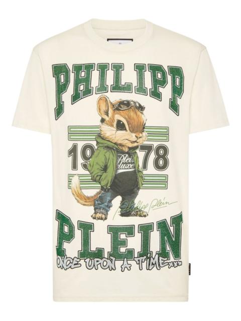 PHILIPP PLEIN squirrel-print crew-neck T-shirt