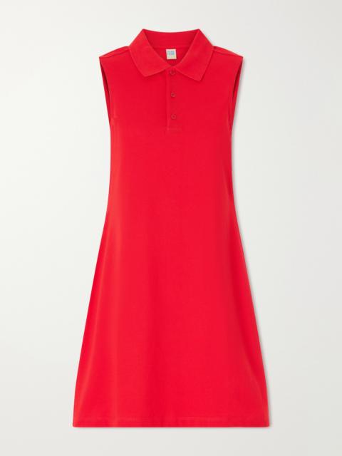 FLORE FLORE Lauren Organic Cotton-piqué Mini Dress