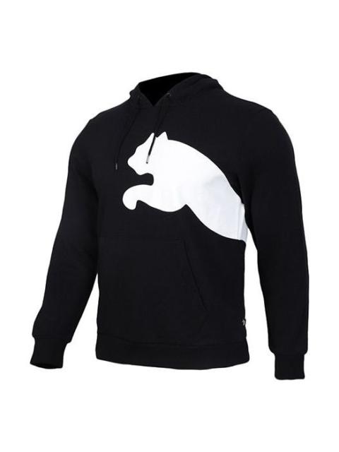 PUMA PUMA Logo Knitting Hooded Fleece Black 580566-01