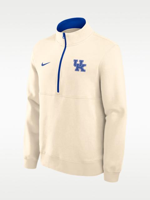 Nike Kentucky Primetime Primary Logo Men's Nike College 1/2-Zip Crew