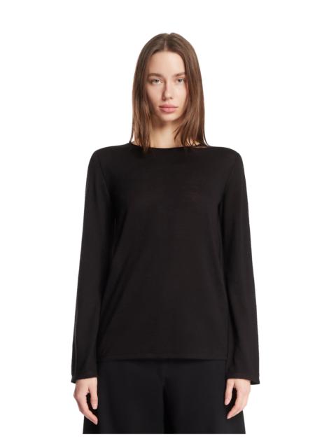 The Row Black Monton Cashmere T-Shirt