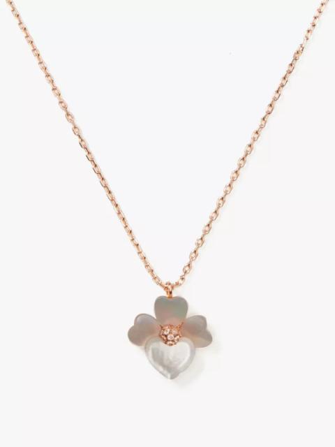 kate spade Precious Pansy Mini Pendant