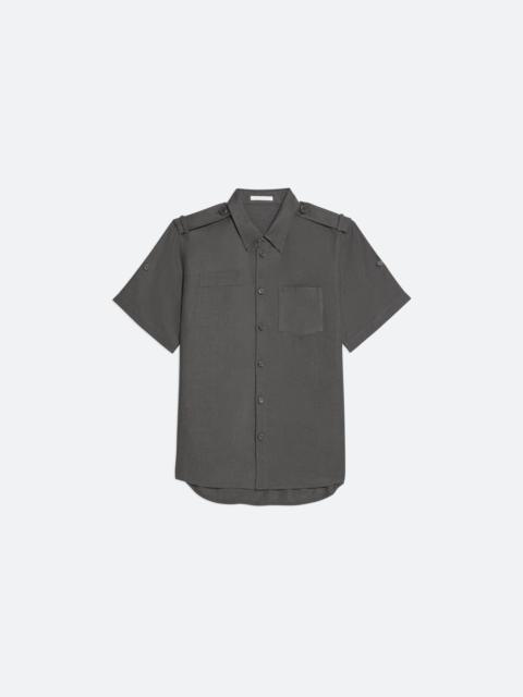 LINEN EPAULET SHIRT