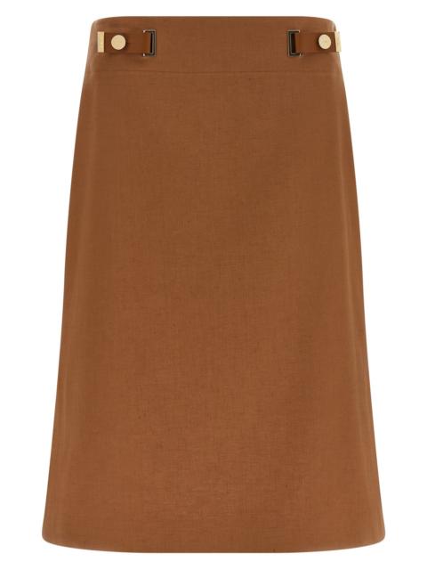 FENDI 'New Linen' Skirt