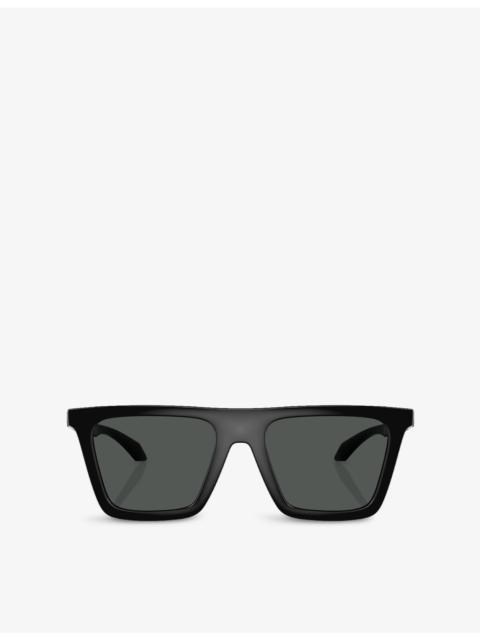 VERSACE VE4468U rectangular-frame acetate sunglasses
