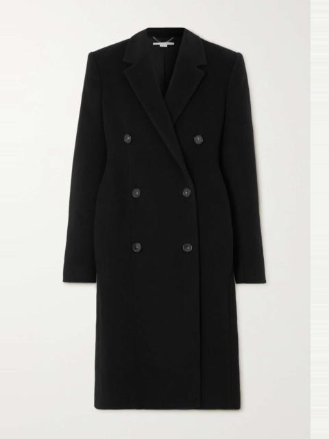 Stella McCartney + NET SUSTAIN double-breasted wool coat