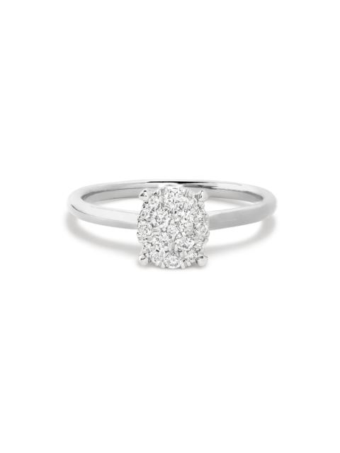 STONE AND STRAND The Sophia Ring in White Gold