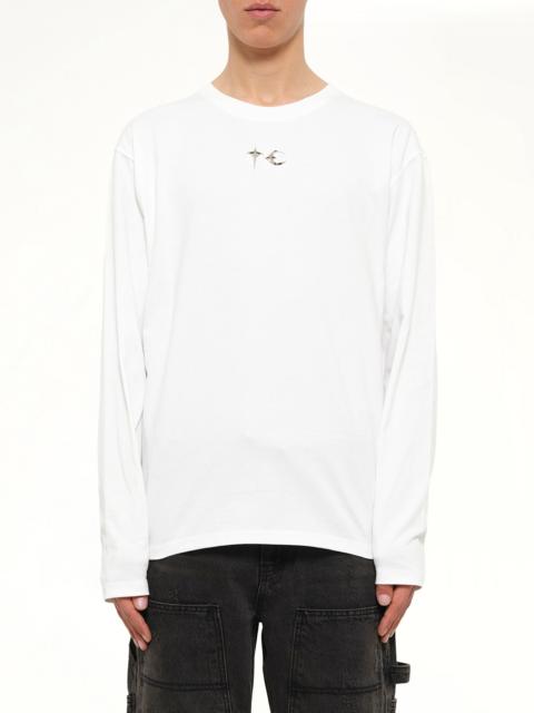 Thug Club TC Basic Long Sleeve T-Shirt in White